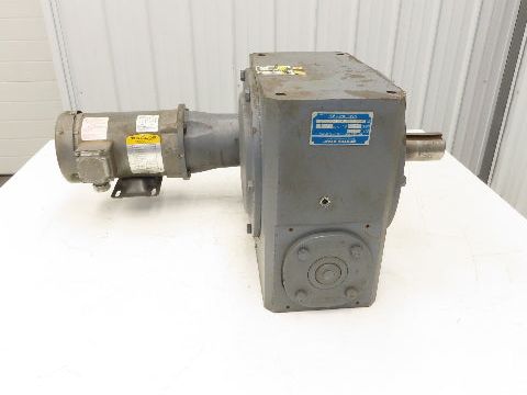 Boston Gear RFWA752100STB563 Gearmotor 100:1 Double Reduction 17rpm 1Hp 460V 56C