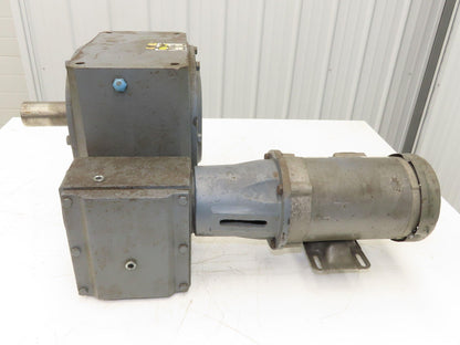 Boston Gear RFWA752100STB563 Gearmotor 100:1 Double Reduction 17rpm 1Hp 460V 56C