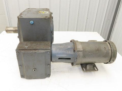Boston Gear RFWA752100STB563 Gearmotor 100:1 Double Reduction 17rpm 1Hp 460V 56C