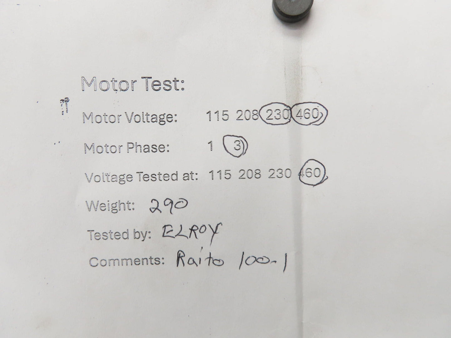 Boston Gear RFWA752-100 Gearmotor 100:1 Double Reduction 17rpm 1Hp 460V 3PH 56C