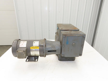 Boston Gear RFWA752-100 Gearmotor 100:1 Double Reduction 17rpm 1Hp 460V 3PH 56C