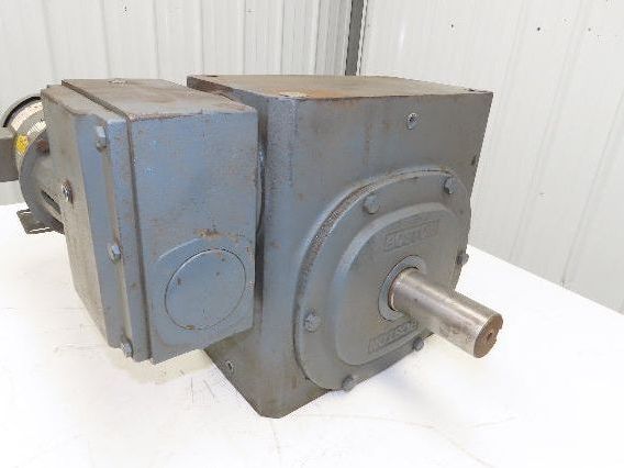 Boston Gear RFWA752-100 Gearmotor 100:1 Double Reduction 17rpm 1Hp 460V 3PH 56C