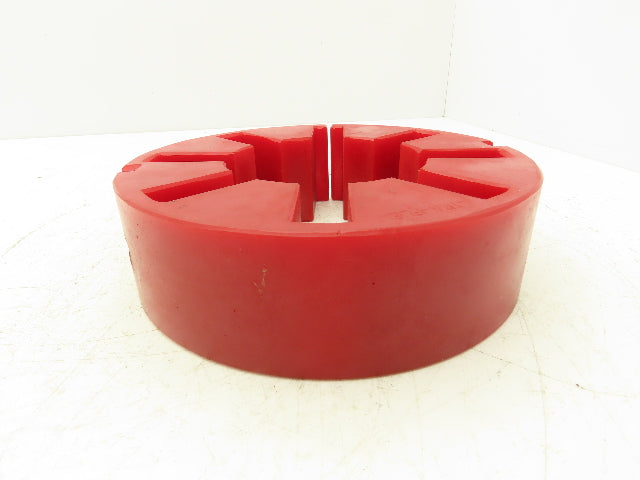 Atra-Flex A-5 Flexible Shaft Coupling 4" Bore Spider Insert Red Hi Temp