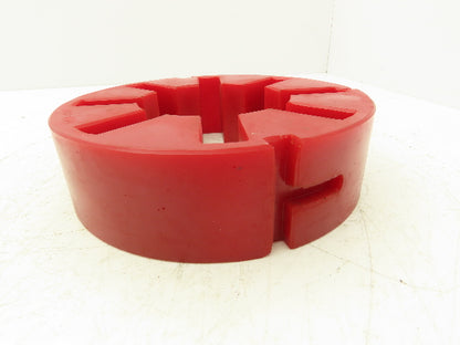 Atra-Flex A-5 Flexible Shaft Coupling 4" Bore Spider Insert Red Hi Temp