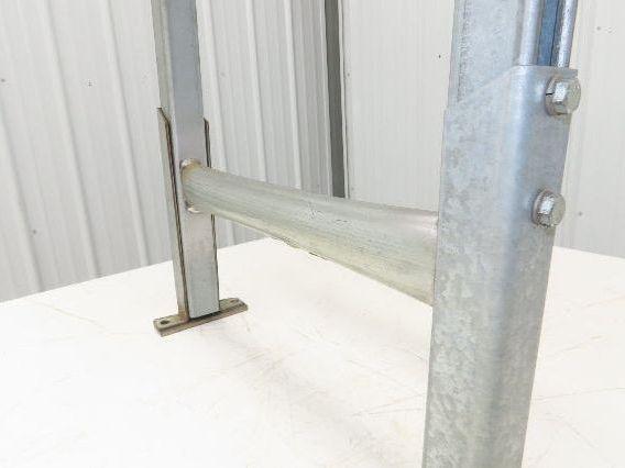 Automotion 18"W Conveyor Leg Stationary Floor Support 22" to 30"H Galvanized
