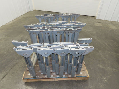 Automotion 18"W Conveyor Leg Stationary Floor Support 22" to 30"H Galvanized