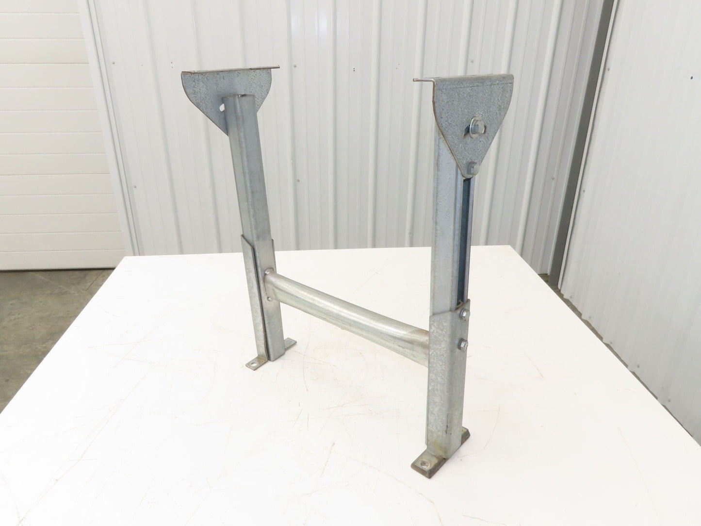 Automotion 18"W Conveyor Leg Stationary Floor Support 22" to 30"H Galvanized