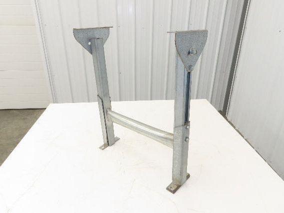 Automotion 18"W Conveyor Leg Stationary Floor Support 22" to 30"H Galvanized