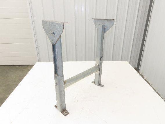 Automotion 18"W Conveyor Leg Stationary Floor Support 22" to 30"H Galvanized