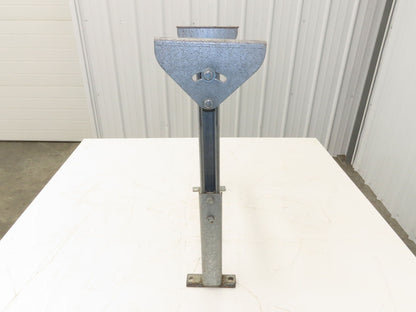 Automotion 18"W Conveyor Leg Stationary Floor Support 22" to 30"H Galvanized