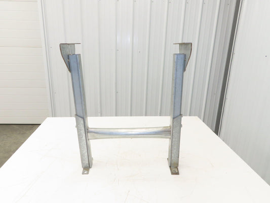 Automotion 18"W Conveyor Leg Stationary Floor Support 22" to 30"H Galvanized