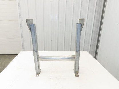 Automotion 18"W Conveyor Leg Stationary Floor Support 22" to 30"H Galvanized