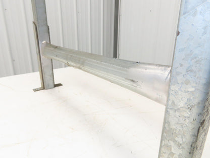 Automotion 24"W Conveyor Leg Stationary Floor Support 22" to 30"H Galvanized