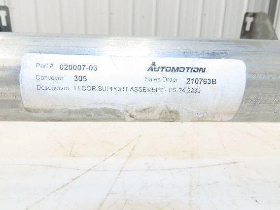 Automotion 24"W Conveyor Leg Stationary Floor Support 22" to 30"H Galvanized