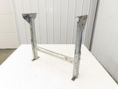 Automotion 24"W Conveyor Leg Stationary Floor Support 22" to 30"H Galvanized