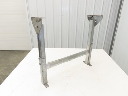 Automotion 24"W Conveyor Leg Stationary Floor Support 22" to 30"H Galvanized