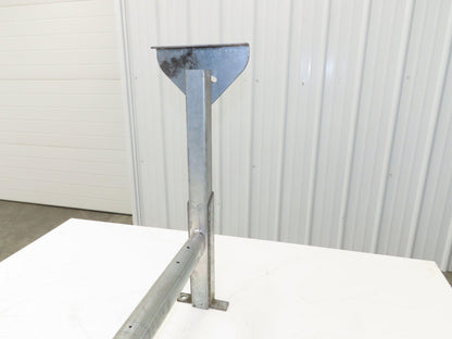 Automotion 24"W Conveyor Leg Stationary Floor Support 22" to 30"H Galvanized