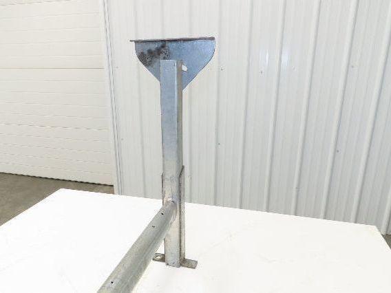 Automotion 24"W Conveyor Leg Stationary Floor Support 22" to 30"H Galvanized