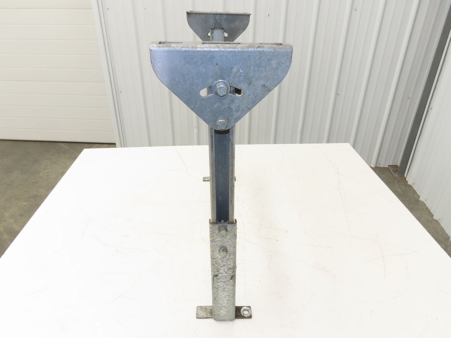 Automotion 24"W Conveyor Leg Stationary Floor Support 22" to 30"H Galvanized