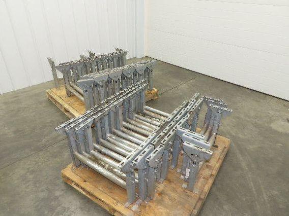 Automotion 24"W Conveyor Leg Stationary Floor Support 16" to 24"H Galvanized