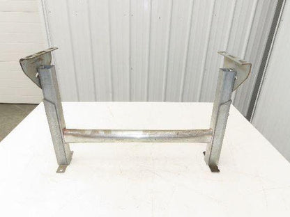 Automotion 24"W Conveyor Leg Stationary Floor Support 16" to 24"H Galvanized