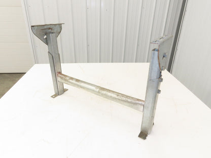 Automotion 24"W Conveyor Leg Stationary Floor Support 16" to 24"H Galvanized