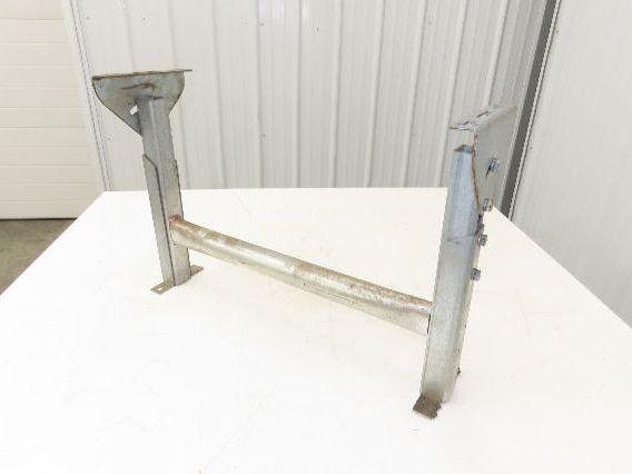 Automotion 24"W Conveyor Leg Stationary Floor Support 16" to 24"H Galvanized