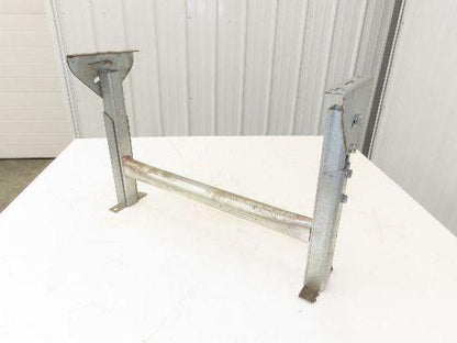 Automotion 24"W Conveyor Leg Stationary Floor Support 16" to 24"H Galvanized