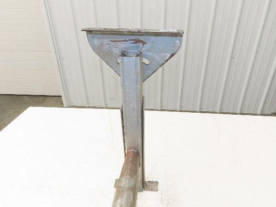 Automotion 24"W Conveyor Leg Stationary Floor Support 16" to 24"H Galvanized