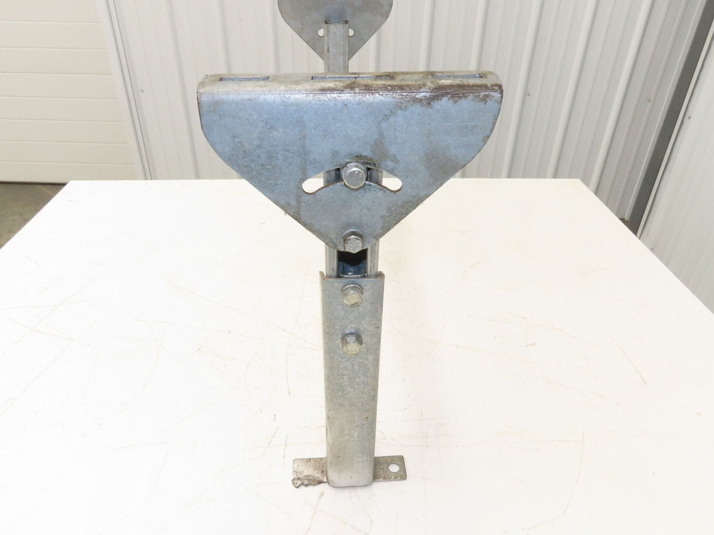 Automotion 24"W Conveyor Leg Stationary Floor Support 16" to 24"H Galvanized