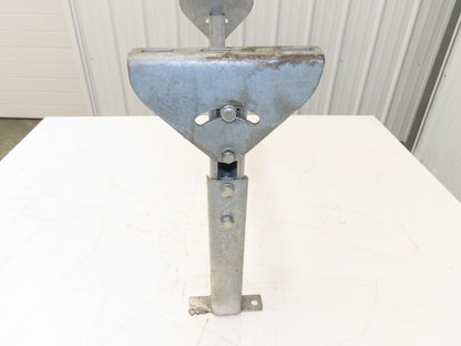 Automotion 24"W Conveyor Leg Stationary Floor Support 16" to 24"H Galvanized