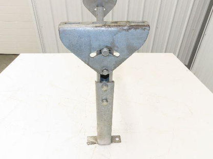 Automotion 24"W Conveyor Leg Stationary Floor Support 16" to 24"H Galvanized