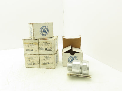 Appleton EGS TMC-125-188 Aluminum Metal Clad Cable Connector 1-1/4" Lot of 6