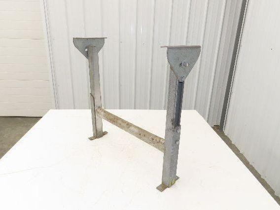 Automotion 23"W Conveyor Leg Stationary Floor Support 22" to 30"H Galvanized