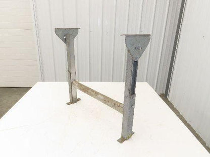 Automotion 23"W Conveyor Leg Stationary Floor Support 22" to 30"H Galvanized