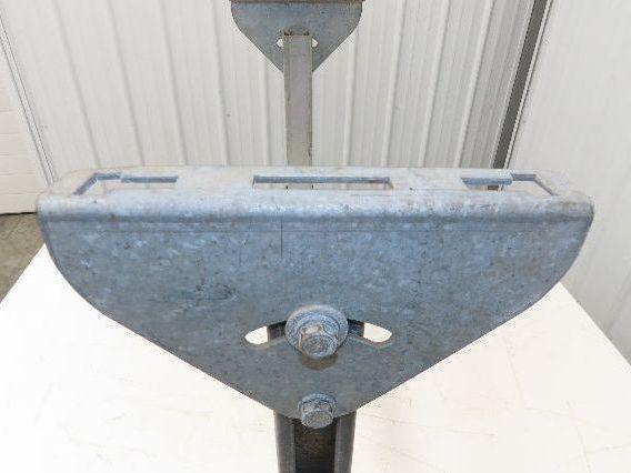 Automotion 23"W Conveyor Leg Stationary Floor Support 22" to 30"H Galvanized