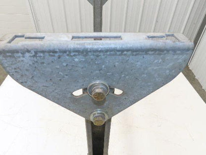 Automotion 23"W Conveyor Leg Stationary Floor Support 22" to 30"H Galvanized
