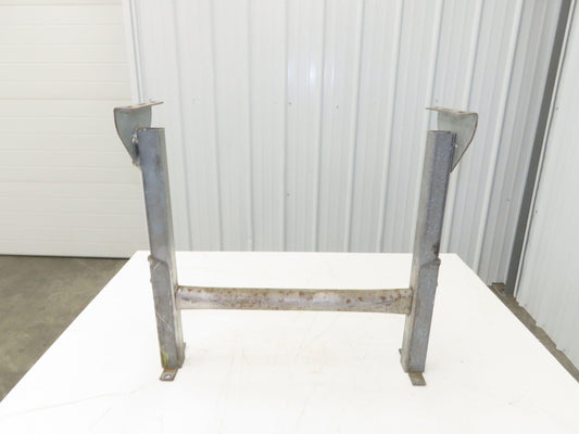 Automotion 23"W Conveyor Leg Stationary Floor Support 22" to 30"H Galvanized