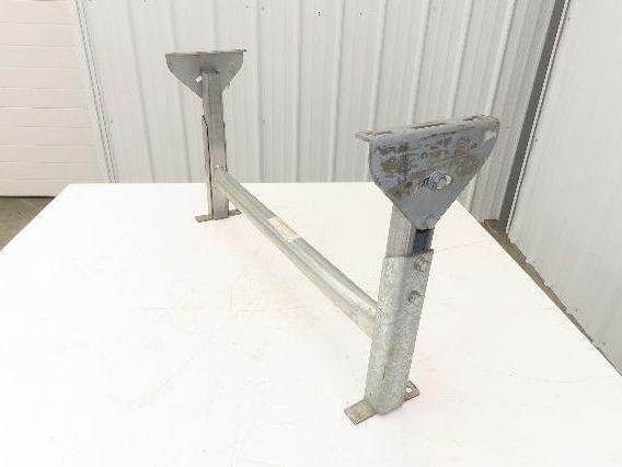 Automotion 30"W Conveyor Leg Stationary Floor Support 16" to 24"H Galvanized