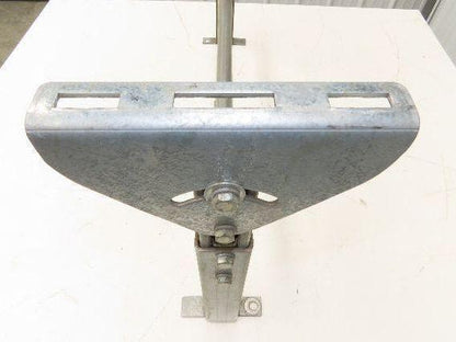 Automotion 30"W Conveyor Leg Stationary Floor Support 16" to 24"H Galvanized