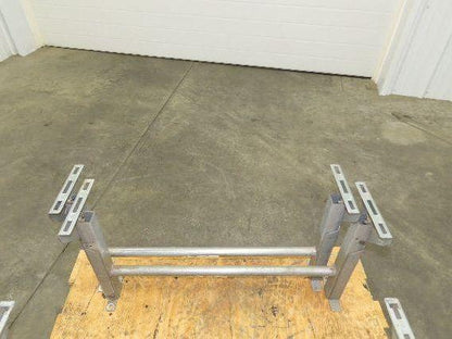 Automotion 30"W Conveyor Leg Stationary Floor Support 16" to 24"H Galvanized