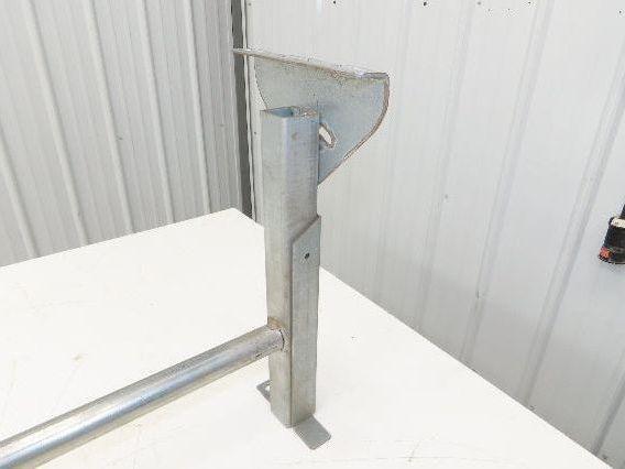 Automotion 30"W Conveyor Leg Stationary Floor Support 16" to 24"H Galvanized