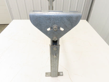 Automotion 30"W Conveyor Leg Stationary Floor Support 16" to 24"H Galvanized