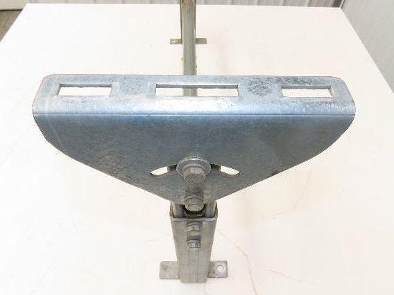 Automotion 30"W Conveyor Leg Stationary Floor Support 16" to 24"H Galvanized
