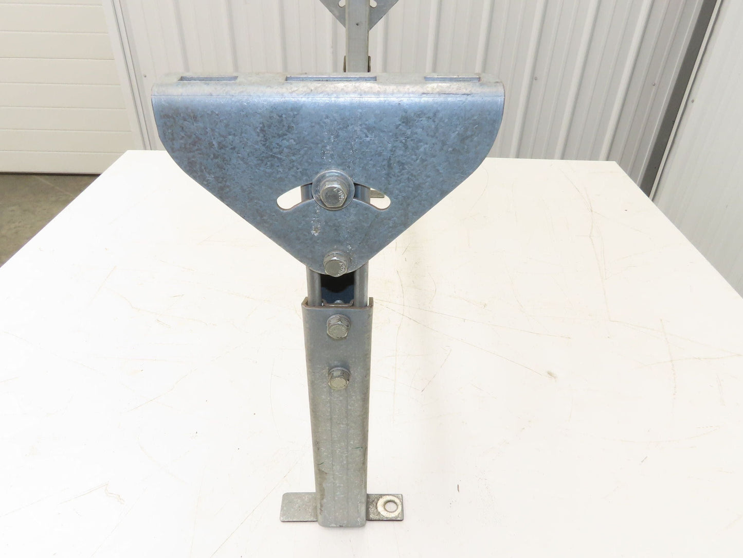 Automotion 30"W Conveyor Leg Stationary Floor Support 16" to 24"H Galvanized