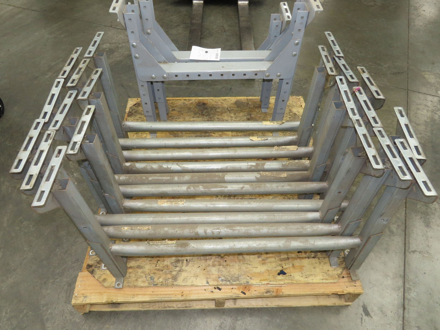 Automotion 36"W Conveyor Leg Stationary Floor Support 22" to 30"H Galvanized