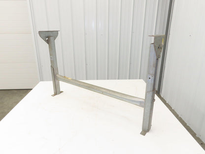 Automotion 36"W Conveyor Leg Stationary Floor Support 22" to 30"H Galvanized