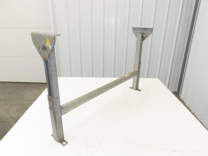 Automotion 36"W Conveyor Leg Stationary Floor Support 22" to 30"H Galvanized