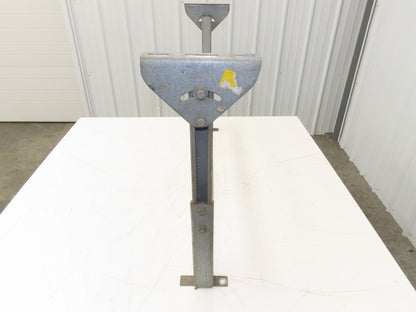 Automotion 36"W Conveyor Leg Stationary Floor Support 22" to 30"H Galvanized