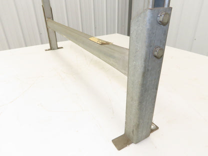 Automotion 36"W Conveyor Leg Stationary Floor Support 22" to 30"H Galvanized